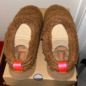 Wool Ugg Tazz braid hardwood brown